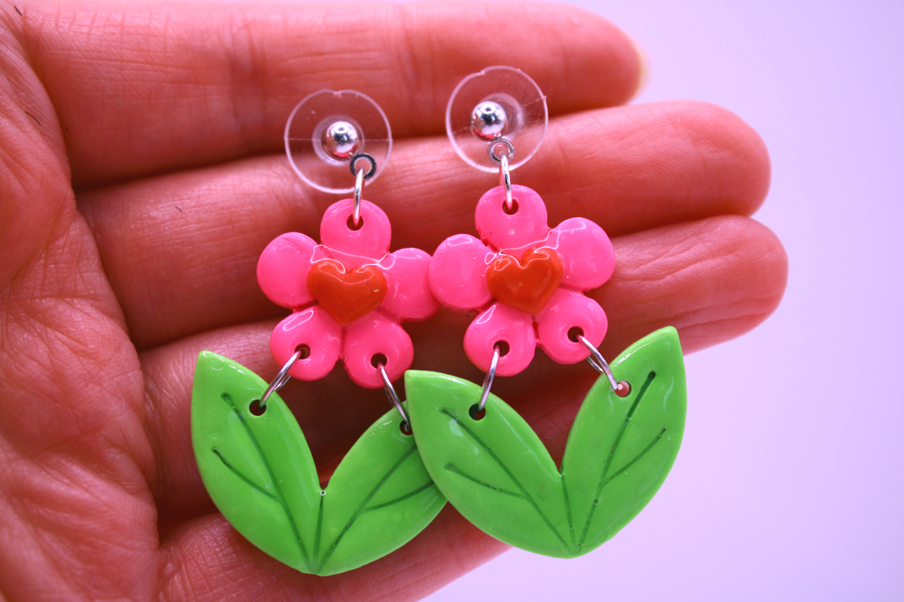 Flower Heart Dangle Earrings 6.jpg