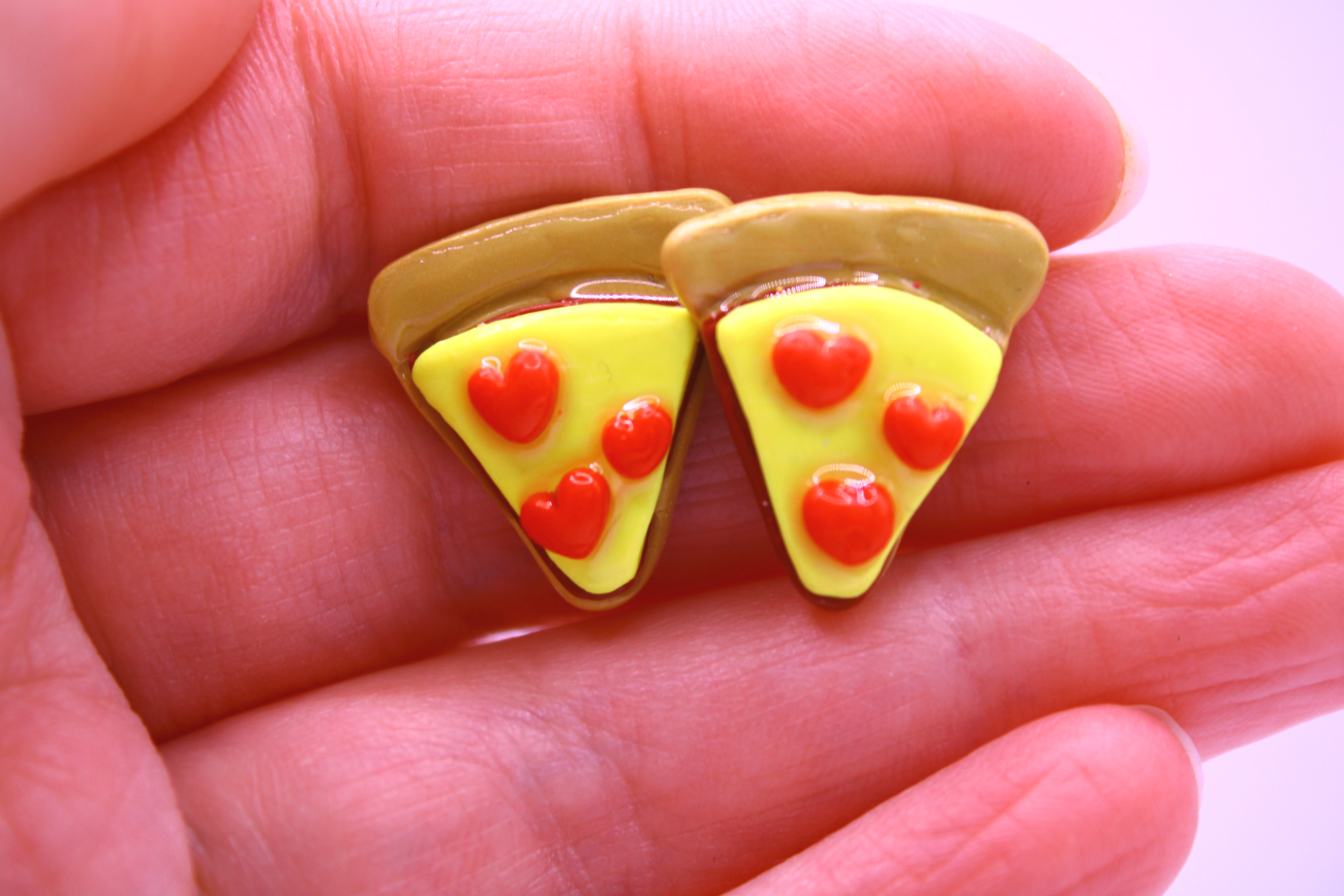 Pizza Heart Stud Earrings 5.jpg