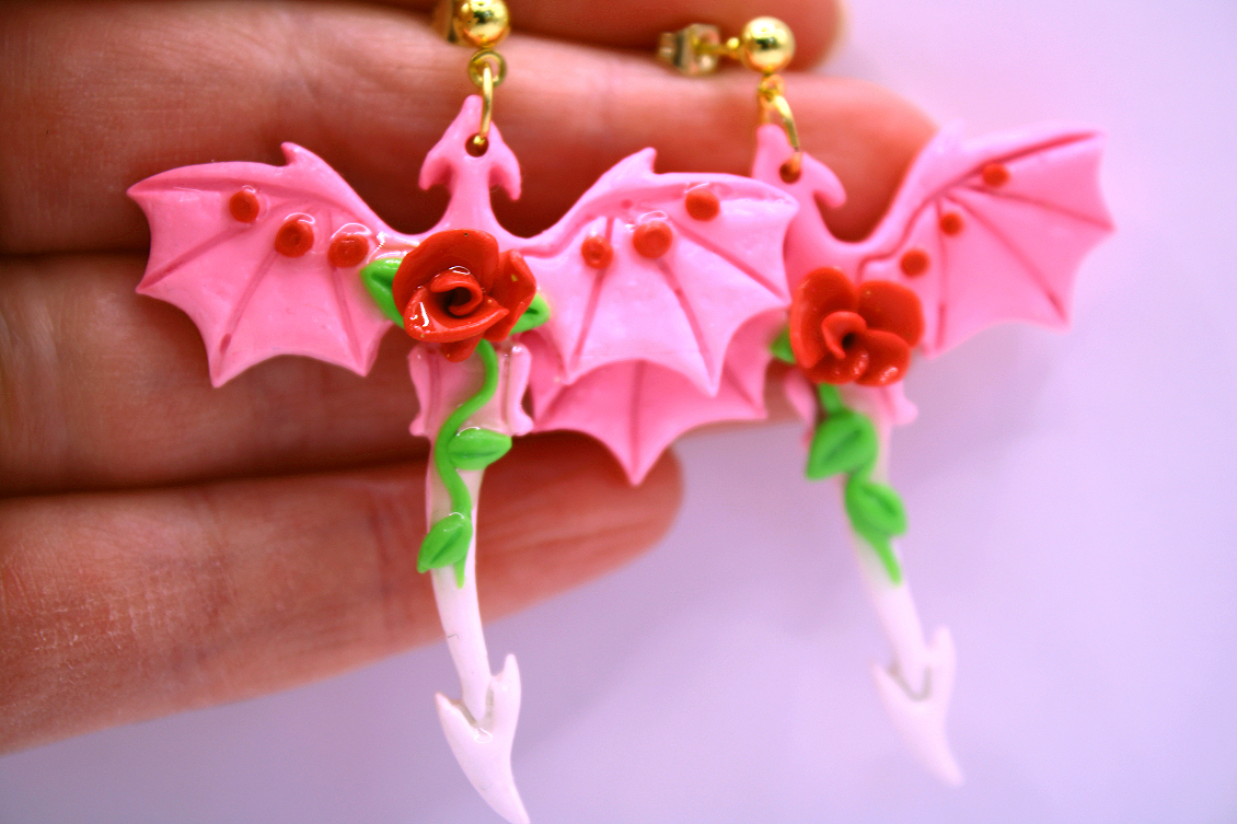 Rose Valentine Dragon Earrings 5.jpg